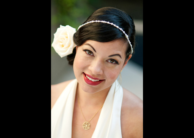 Wedding makeup by Angela LaFlamme, San Francisco Bay Area makeup artist